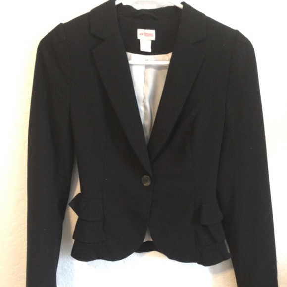 Women’s Black Peplum Style Blazer